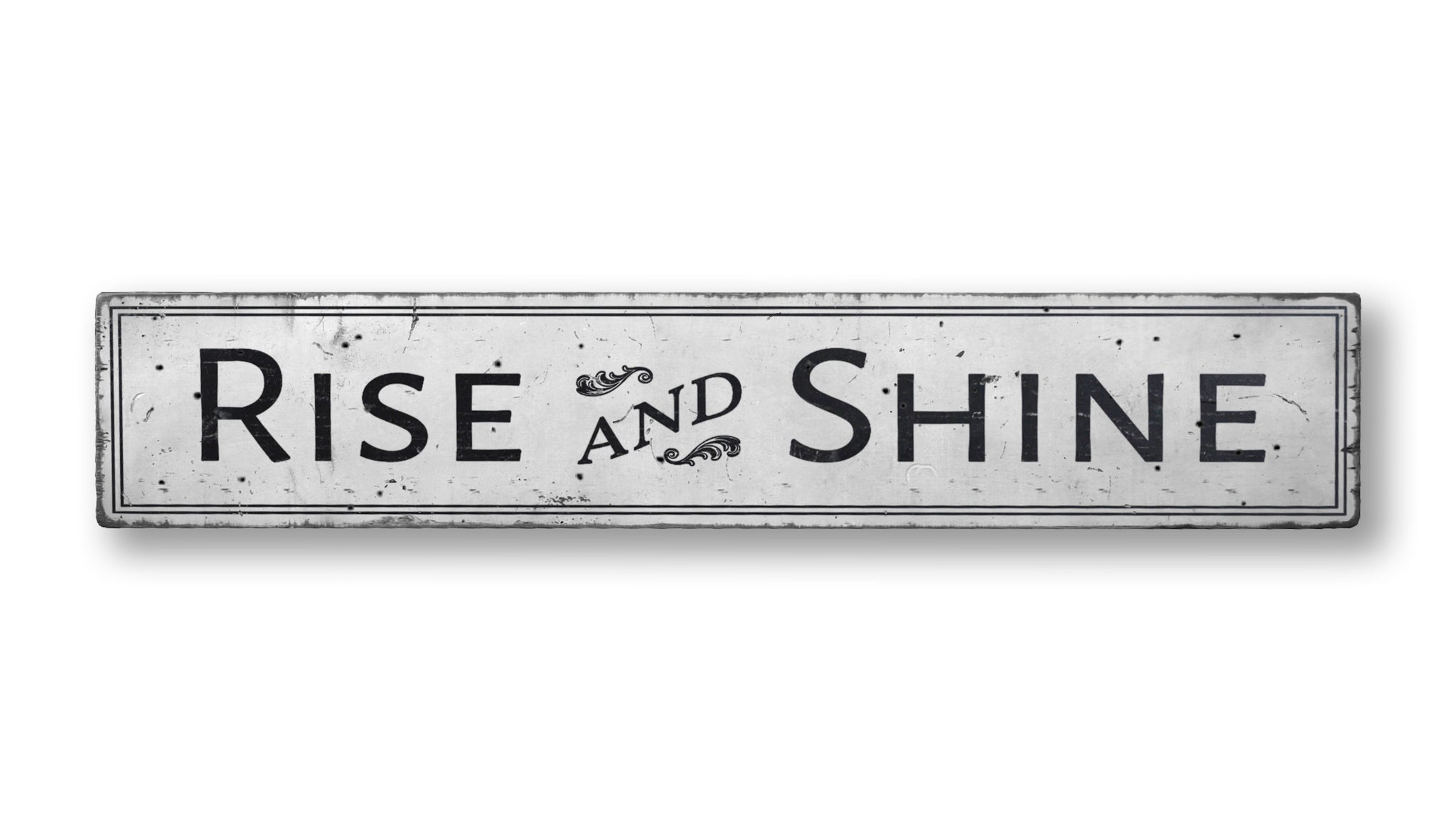 Rise And Shine Rustic Wooden Sign