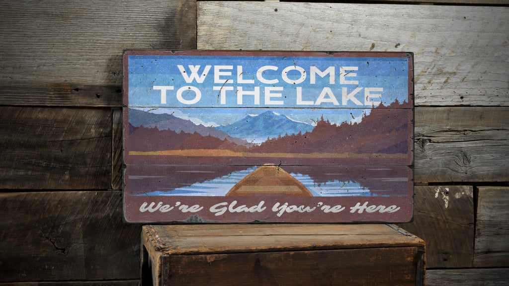 Welcome to the Lake Wood Sign