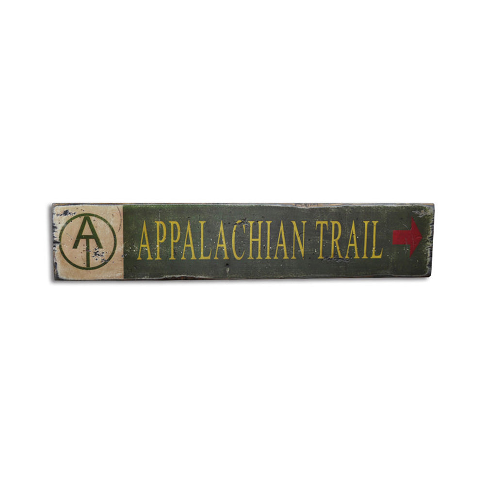 Appalachian Trail Rustic Wood Sign