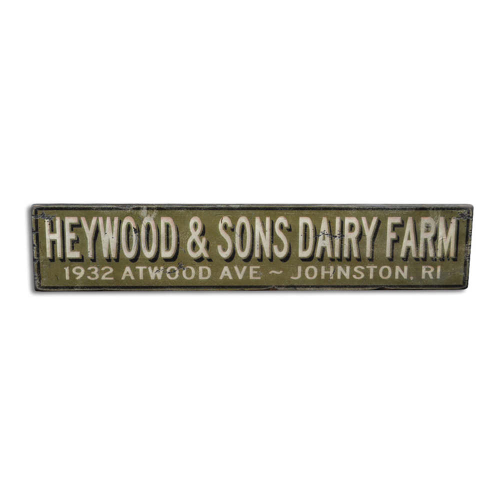 Farm or Business Vintage Wood Sign