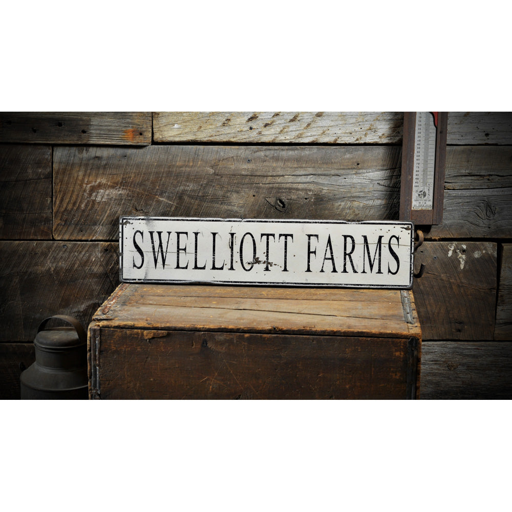 Farm or Ranch Vintage Wood Sign