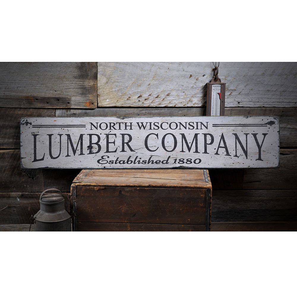 Lumber Company Vintage Wood Sign