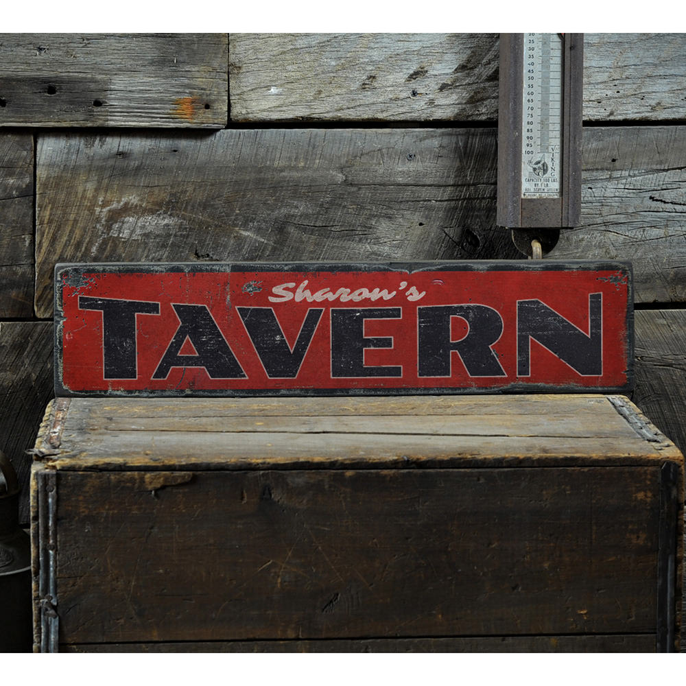 Vintage Tavern Vintage Wood Sign