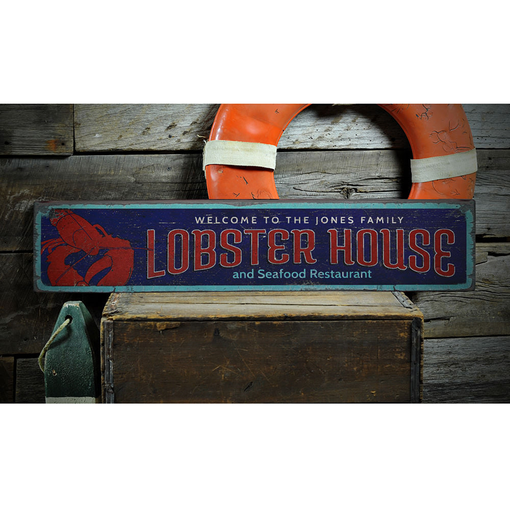 Lobster Shack Vintage Wood Sign