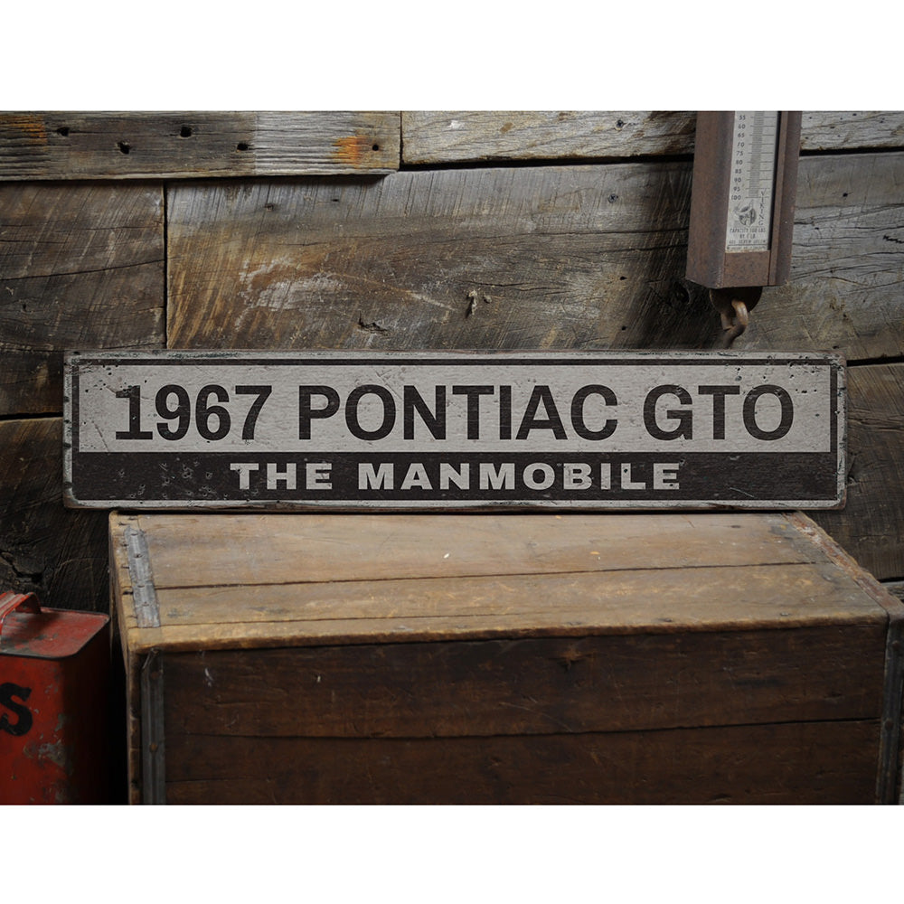 GTO Vintage Wood Sign