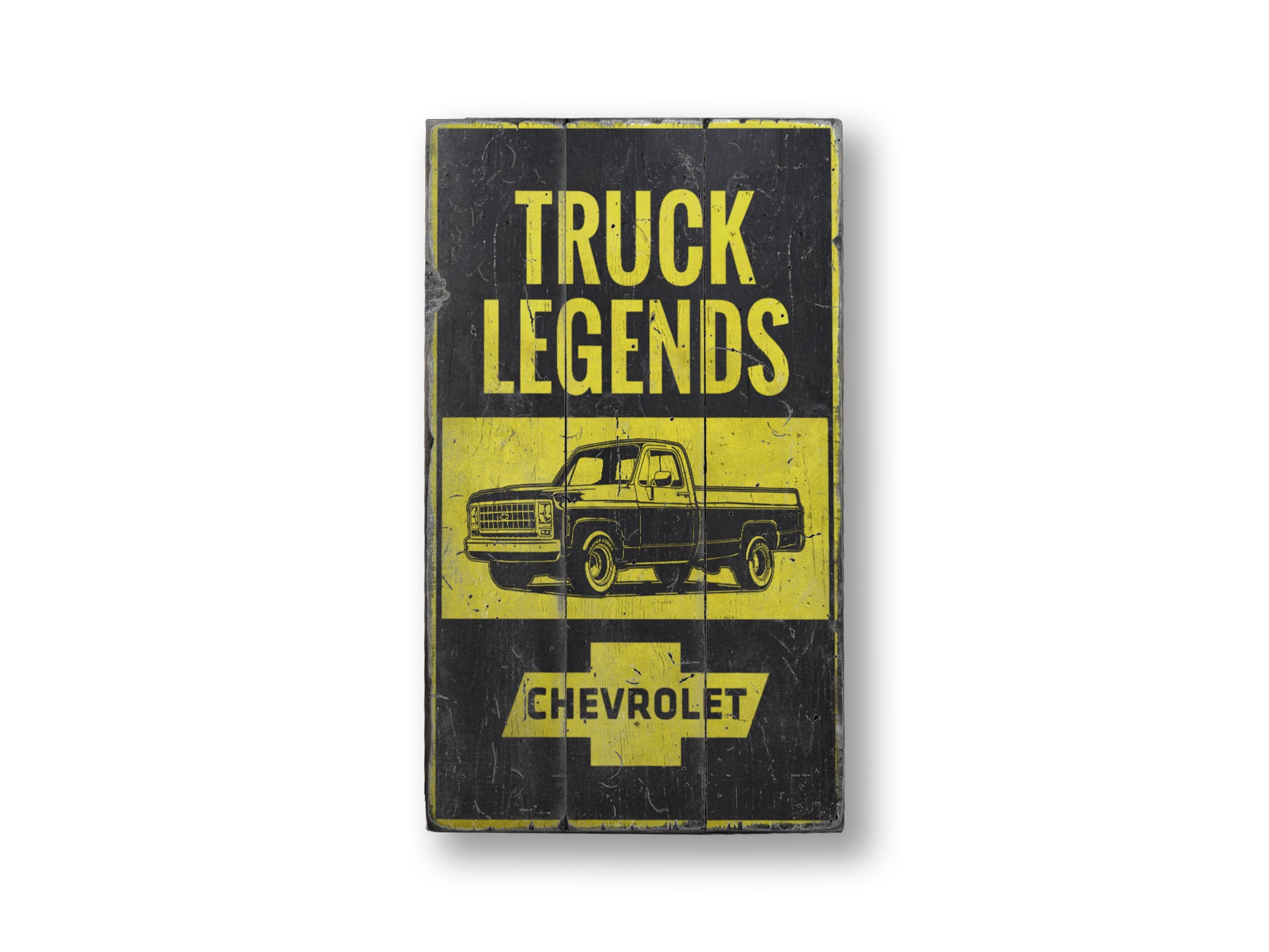 Truck Legends Rustic Wood Sign