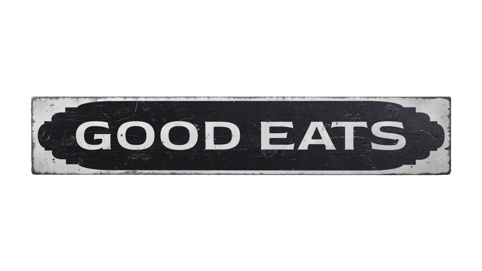 Good Eats Kitchen Rustic Wood Sign