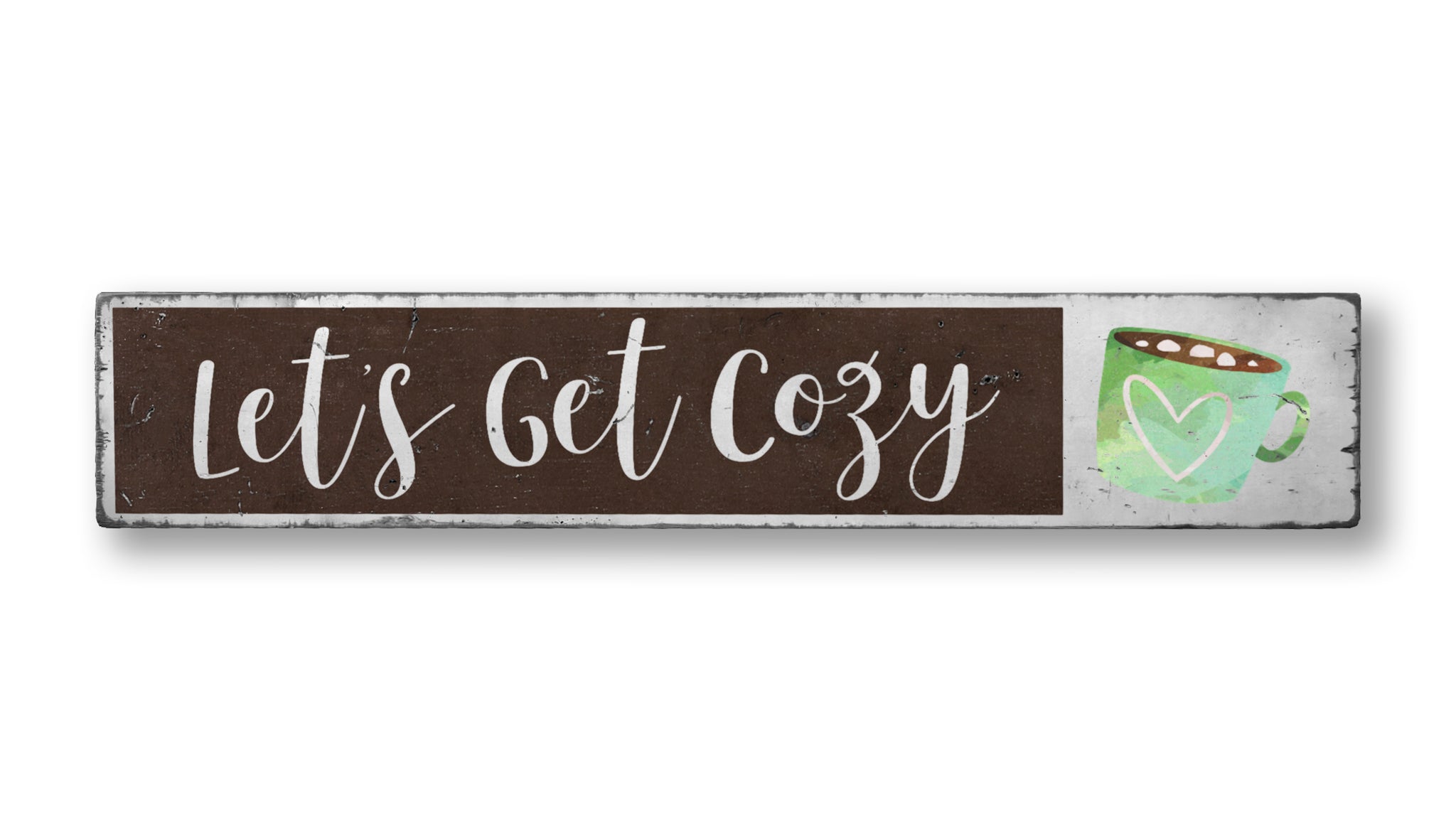 Cozy Coffee Rustic Wood Sign