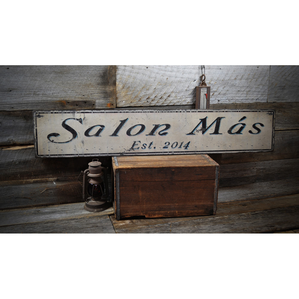 Salon or Beauty Shop Vintage Wood Sign