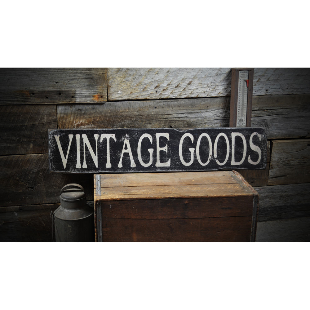 Vintage Goods Vintage Wood Sign