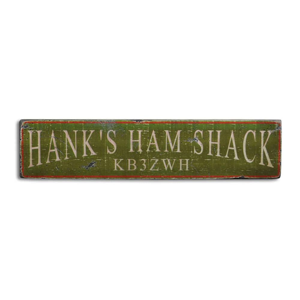 Ham Radio Operator Vintage Wood Sign