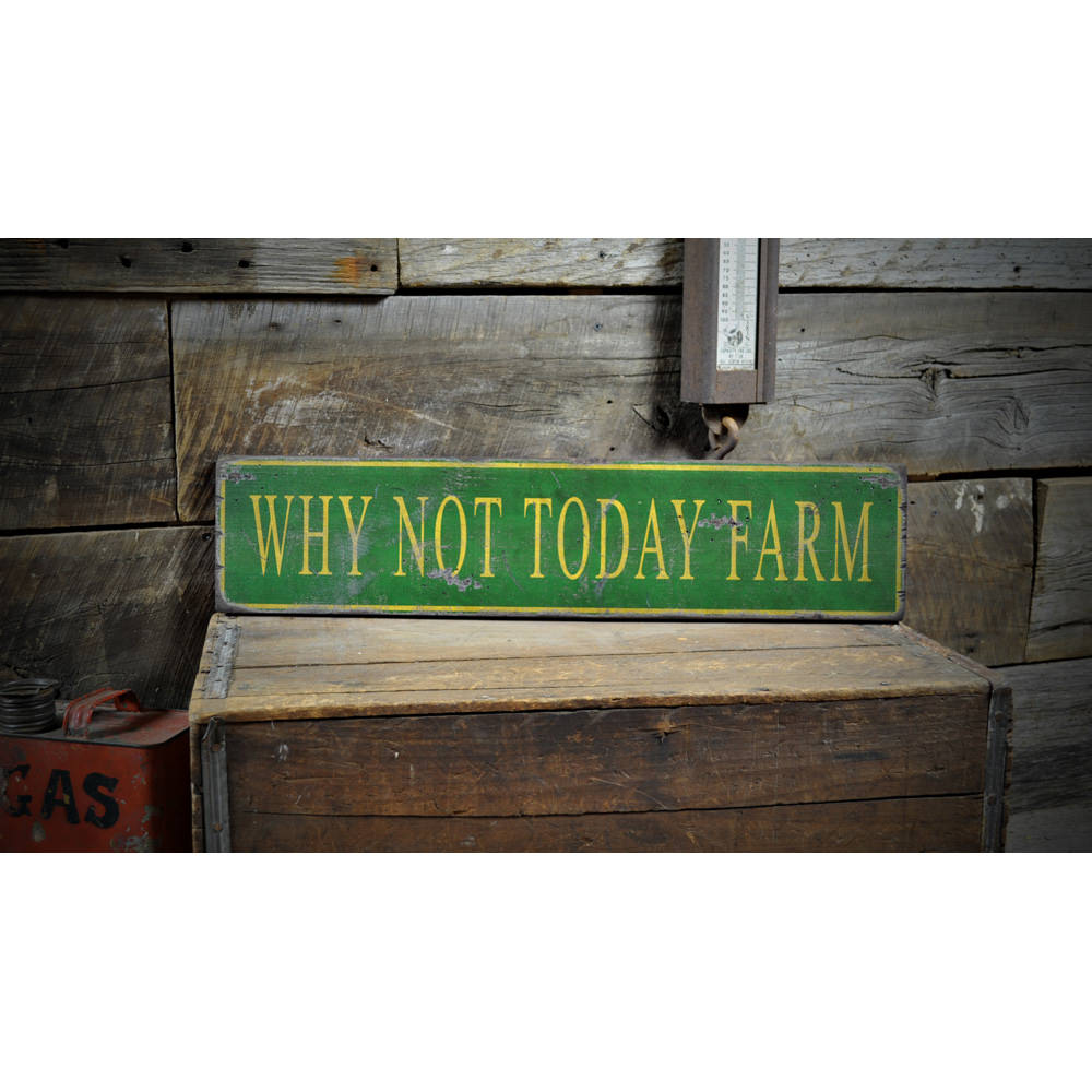 Farm Name Vintage Wood Sign