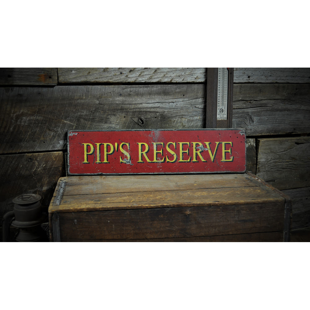 Place or Reserve Vintage Wood Sign