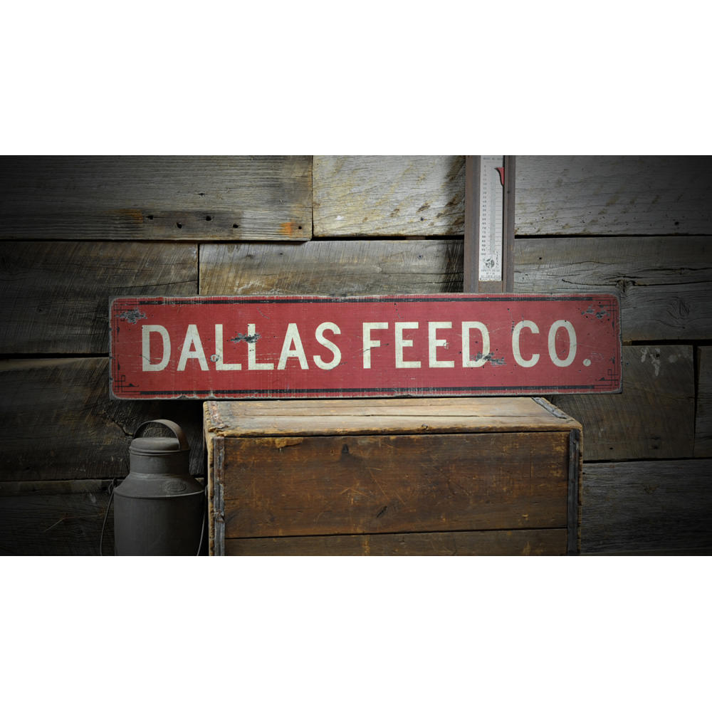 Feed Company Farm Vintage Wood Sign