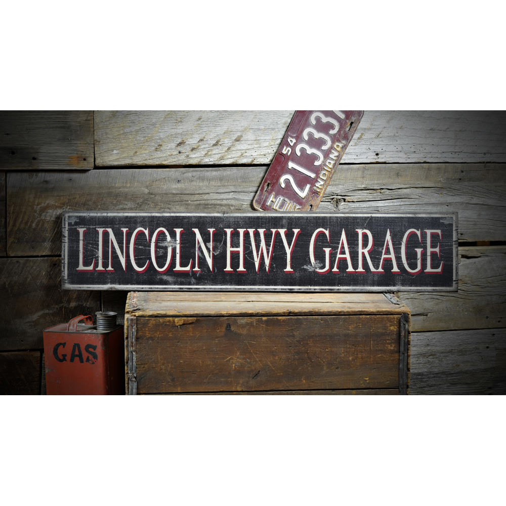 Garage or Shop Vintage Wood Sign