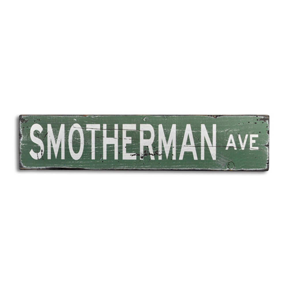 Street Vintage Wood Sign