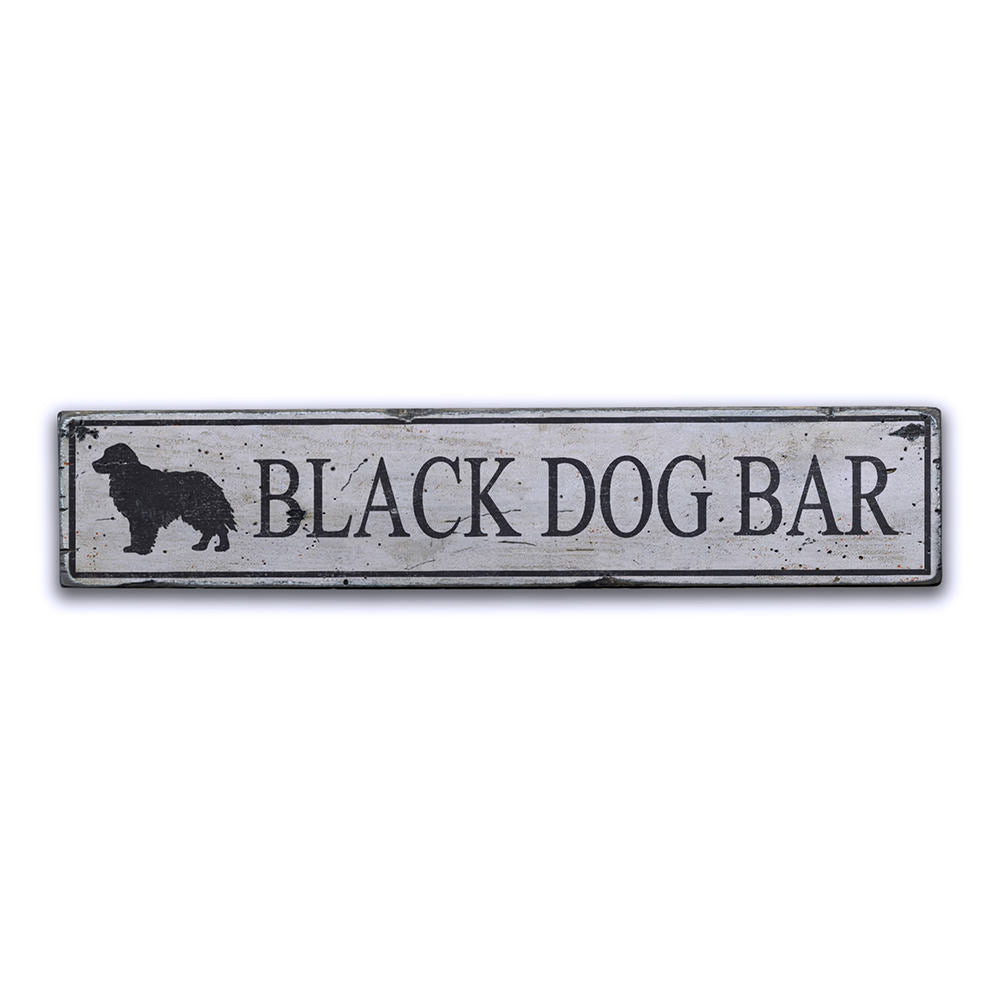 Dog Bar Vintage Wood Sign