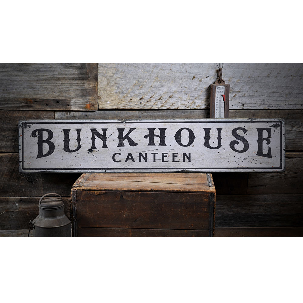 Bunkhouse Vintage Wood Sign