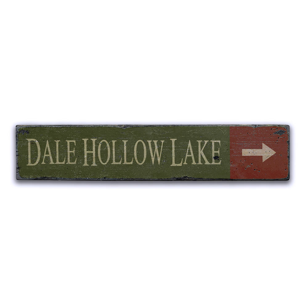 Dale Hollow Vintage Wood Sign