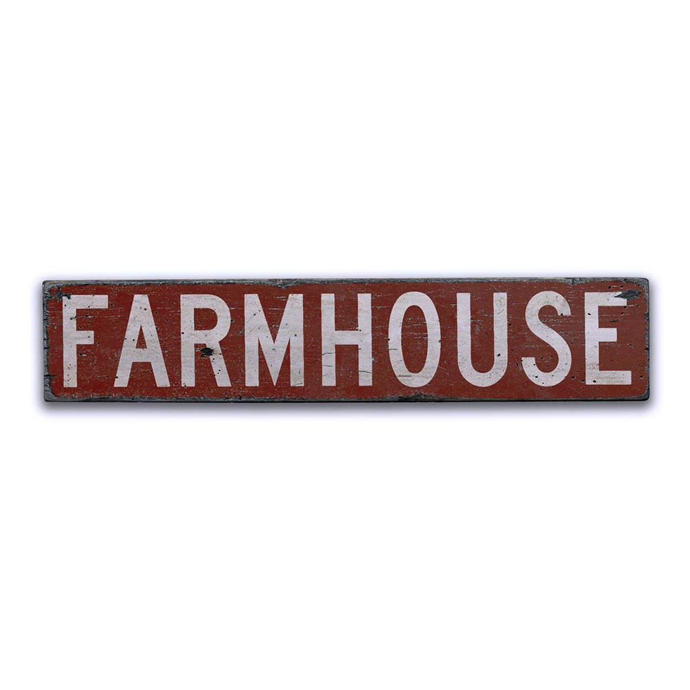 Farmhouse Vintage Wood Sign