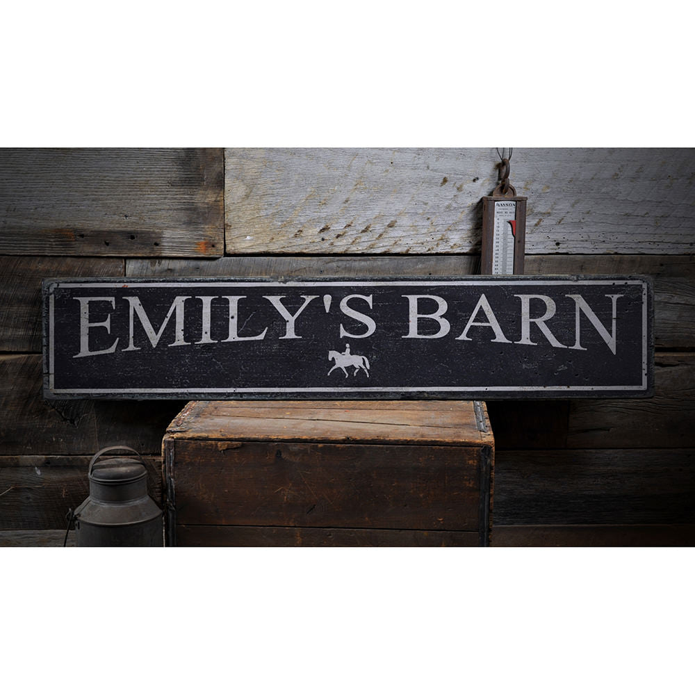 Horse Stable Vintage Wood Sign