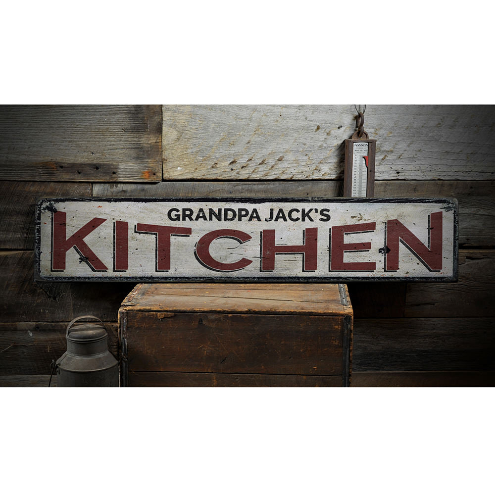 Kitchen Vintage Wood Sign