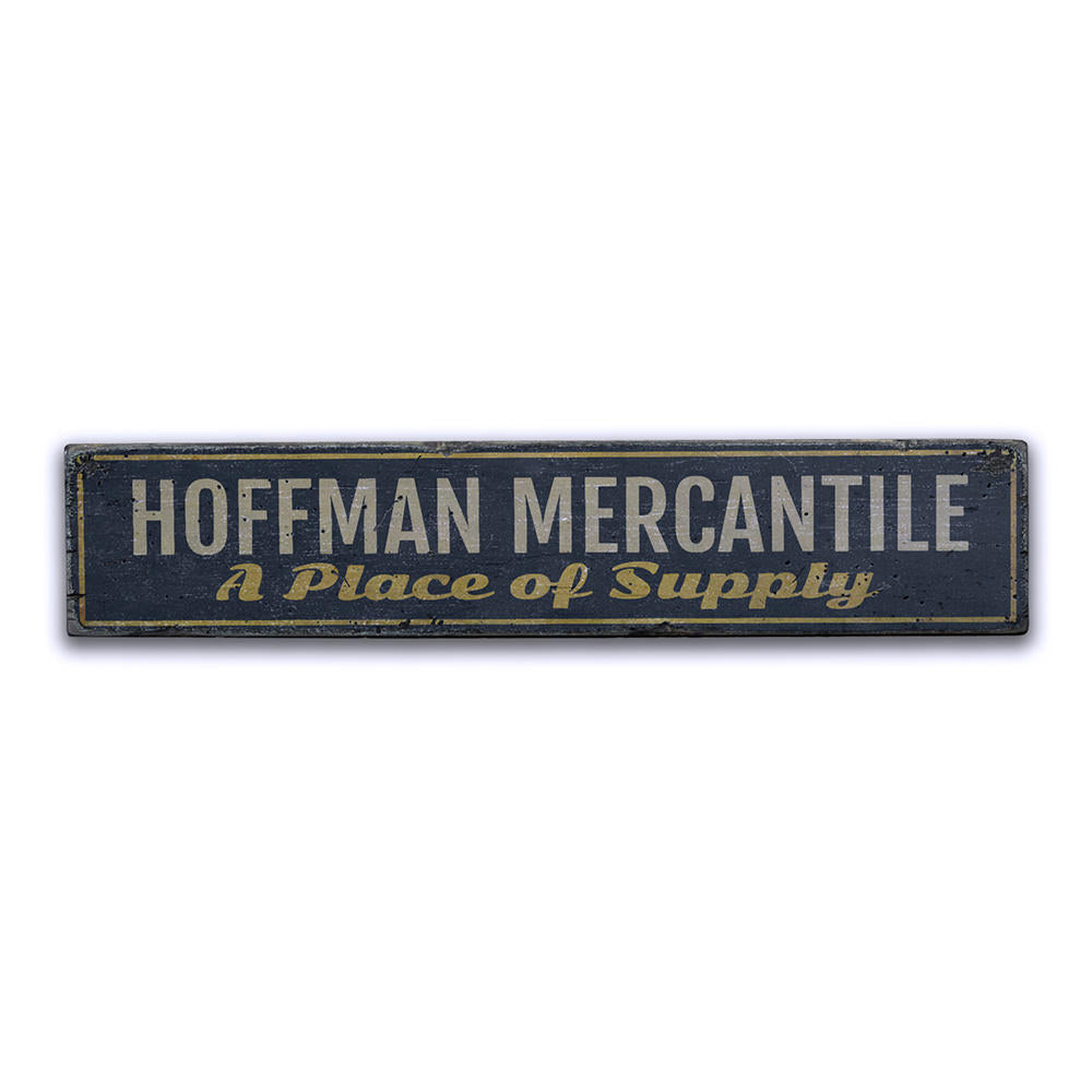 Family Mercantile Vintage Wood Sign