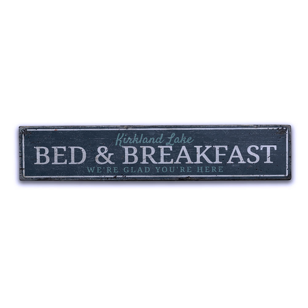Bed & Breakfast Vintage Wood Sign