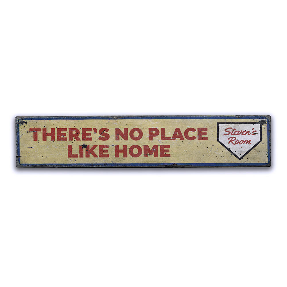 Theres No Place Like Home Vintage Wood Sign