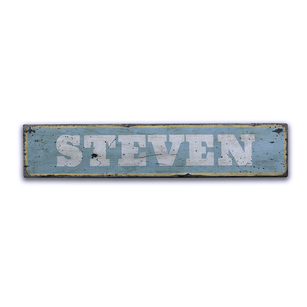 Baby Name Rustic Wood Sign