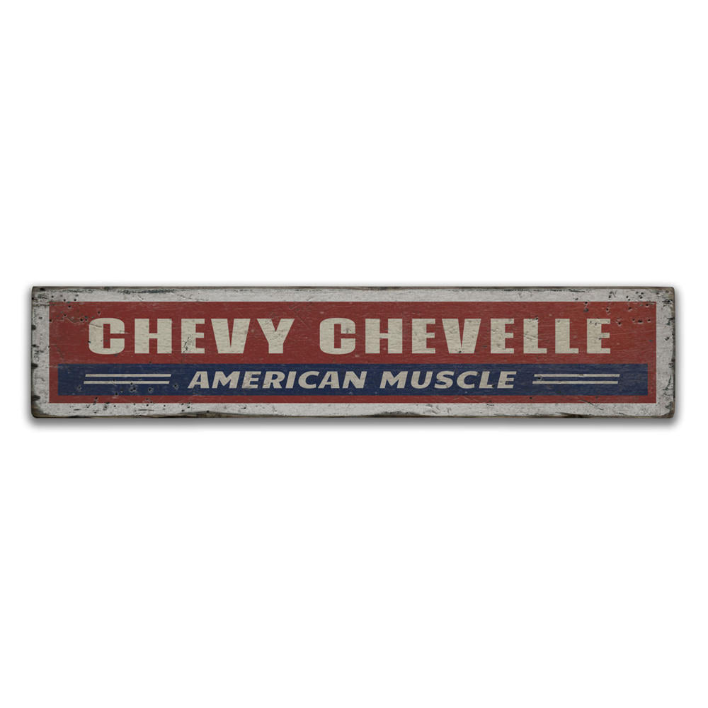 Chevelle Vintage Wood Sign