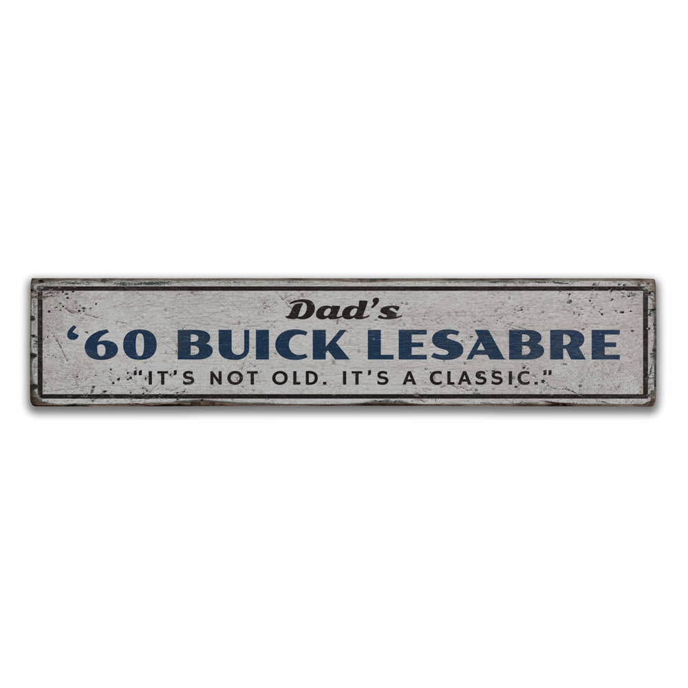Buick Lesabre Vintage Wood Sign