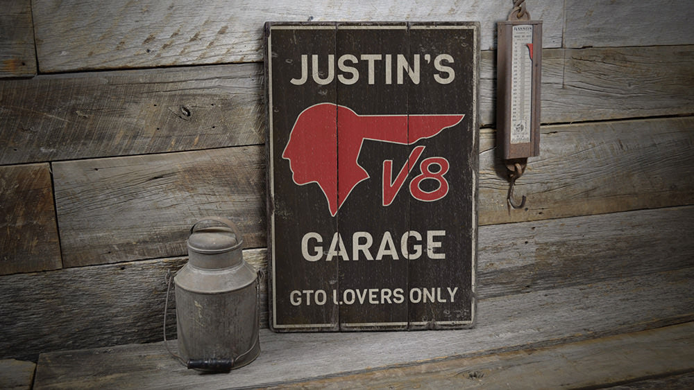 GTO Lovers Onlly Rustic Wood Sign