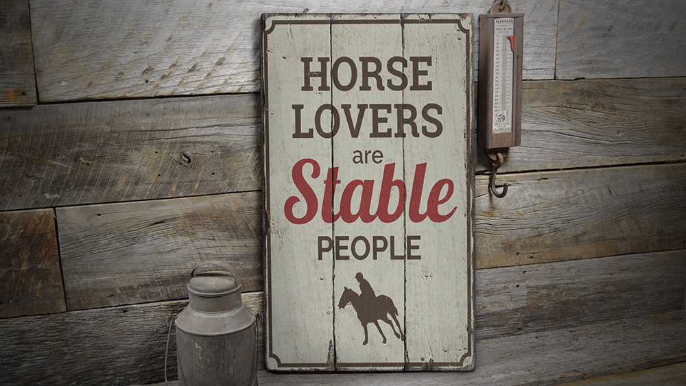 Horse Phrase Rustic Wood Sign