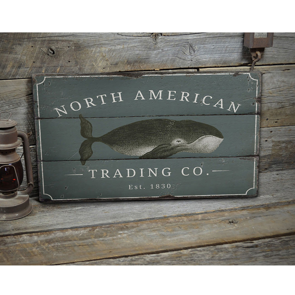 North American Trading Company Rustic Wood Sign