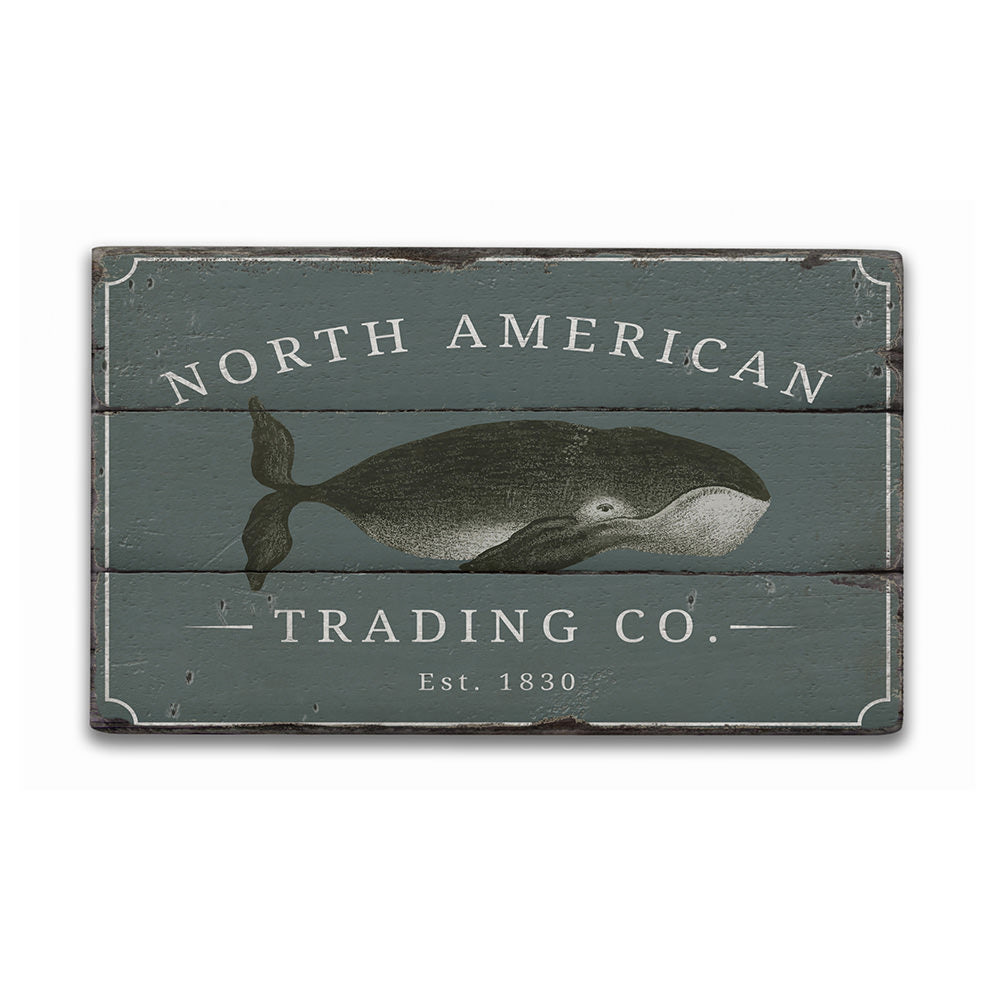 North American Trading Company Rustic Wood Sign