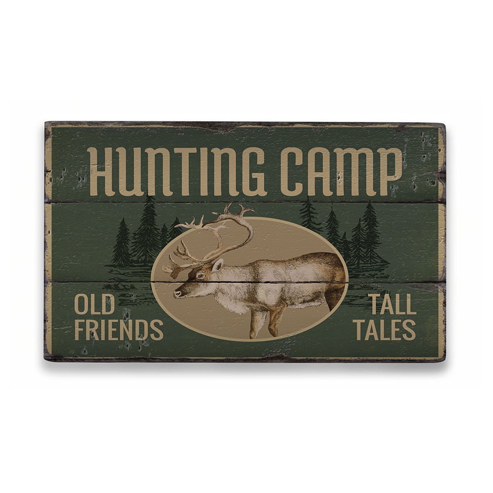 Hunting Camp Rustic Wood Sign